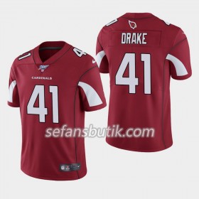 Arizona Cardinals Tröjor Kenyan Drake 41 Nike Röd 100th - Herr
